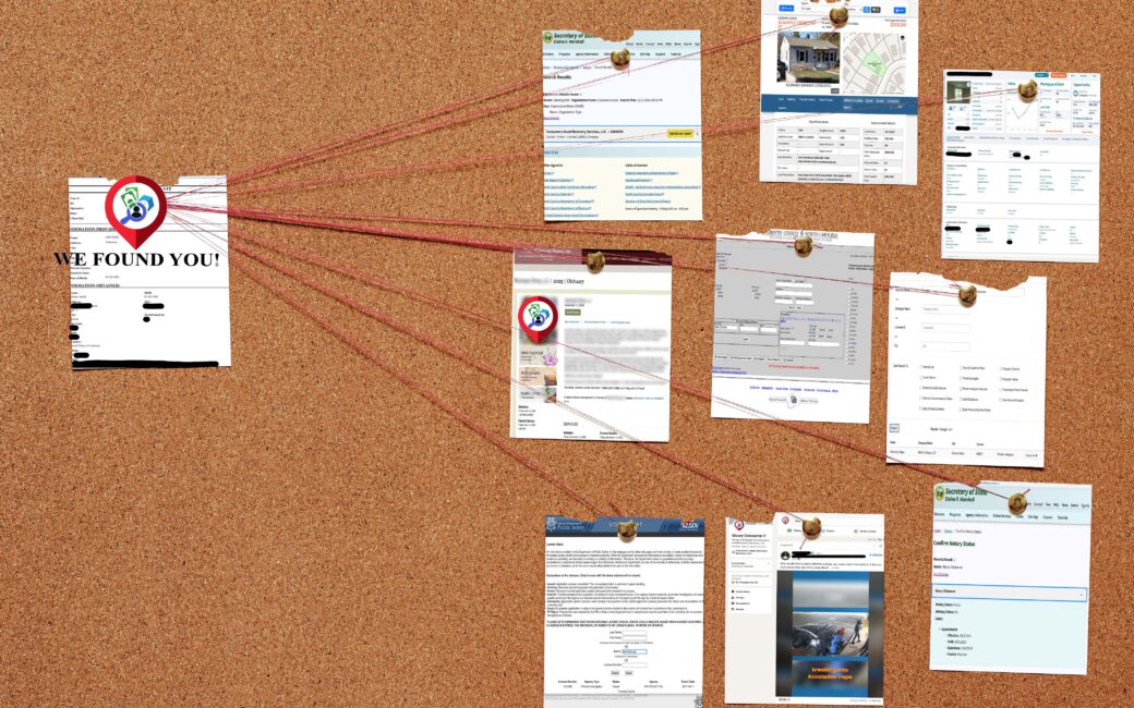 WeFoundYou! Skip Tracer Service