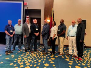 maury osbourne with the newly minted north carolina association of private investigators board of directors