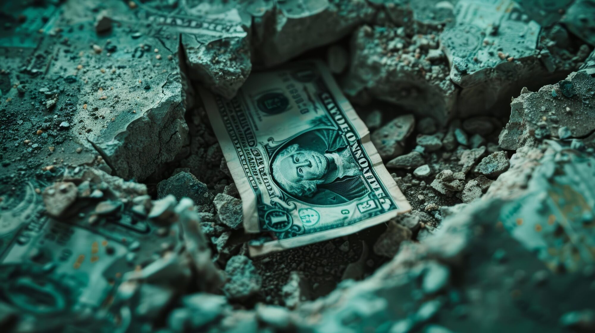 Money slipping through the cracks, disappearing into the void we found you